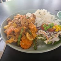 Peanut butter chickn at Vega in Spring Hill