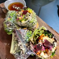 Rice paper rolls  at Vega in Spring Hill