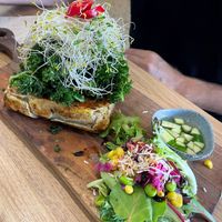 Murtabah - “meat” pieces in a creamy curried sort of sauce encased in pastry, amazing  at Vega in Spring Hill