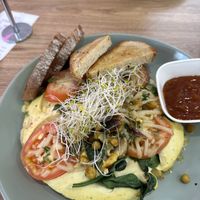 Vegan omelette   at Vega in Spring Hill