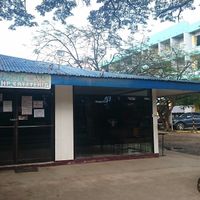 Right at the entrance along the highway  at Palawan Adventist Hospital Vegetarian Restaurant in Puerto Princesa