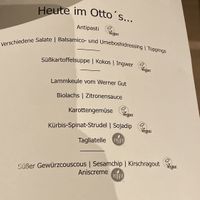 Menü at Hotel Sturm in Mellrichstadt