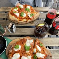 Pinsa Margarita  at Gatsby Cafè in Rome