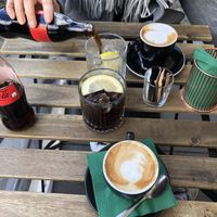 Cappuccino with soya milk  at Gatsby Cafè in Rome