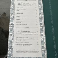 Menu  at Gatsby Cafè in Rome