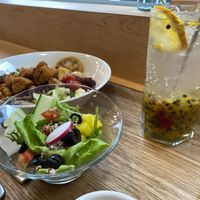 Value set - includes salad and drink   at Yangming Spring - 陽明春天蔬食 - Branch Da'an in Taipei