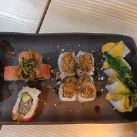 Sushi variado at Veg & the Gang - Carrer Casanova in Barcelona