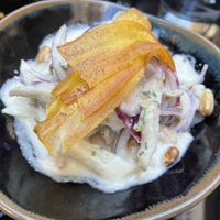 Ceviche de girgolas #Veganuary at Veg & the Gang - Carrer Casanova in Barcelona