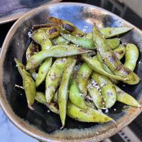 Edamames  #Veganuary at Veg & the Gang - Carrer Casanova in Barcelona