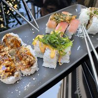 Tabla de sushis del Menú degustación  #Veganuary at Veg & the Gang - Carrer Casanova in Barcelona