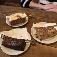 Carrot, choc and apple crumble cake  at 200 Degrees Coffee in York