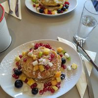 Vegane Pancakes at Canaletto in Pirna
