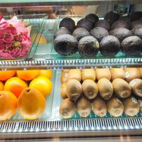 Fresh whole fruits at SIN - SF Fruits & Juices - Jewel in East Singapore