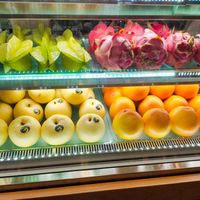 Fresh whole fruits at SIN - SF Fruits & Juices - Jewel in East Singapore