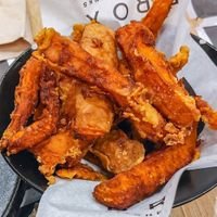 Sweet potato fries  at BROX in Mallorca