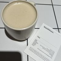 Chai  #Veganuary at WatchHouse in East London