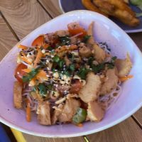 Chicken noodles   at Herbivorous - Withington in Manchester