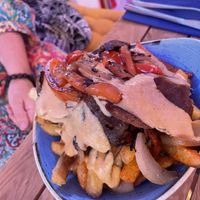 Philly loaded fries   at Herbivorous - Withington in Manchester