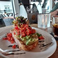 Avocado toast at Rosie's Kitchen in Dusseldorf