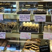 The display case  at Karen's Bakeshop in Sedona