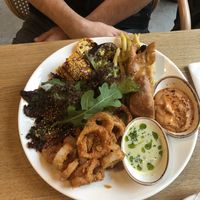 Bbq-ed  oyster mushrooms   at Good Place in Gliwice