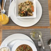   at Hablemos Coco Cafe in Puerto Natales