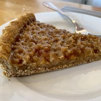 Pecan pie  at Hablemos Coco Cafe in Puerto Natales