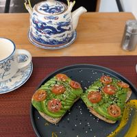  at Hablemos Coco Cafe in Puerto Natales