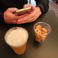 Beer and taralli at 180 Gradi in Ascoli Piceno