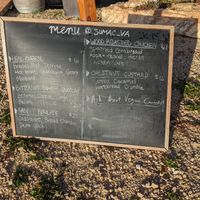 An example menu at Sumac in Sperryville
