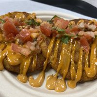 Corn Cakes   at Vegas Vegan Eatery in Las Vegas