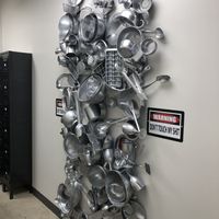 wall decorations  at Vegas Vegan Eatery in Las Vegas