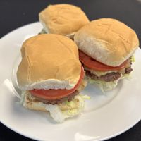 Smash burger sliders  at Vegas Vegan Eatery in Las Vegas