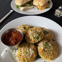 Ravioli and sliders!  at Vegas Vegan Eatery in Las Vegas