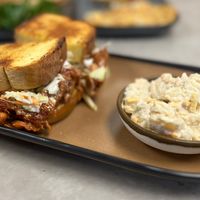BBQ jackfruit on Texas Toast…SLAMMIN!  at Vegas Vegan Eatery in Las Vegas
