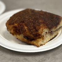 Cinnamon Coffee Cake (tastes better than it looks).  at Vegas Vegan Eatery in Las Vegas