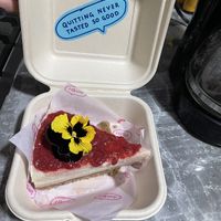 Vegan Keto Cheesecake  at I Quit - Café & Bakery in Mexico City