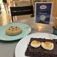 Cookie and brownie  at I Quit - Café & Bakery in Mexico City