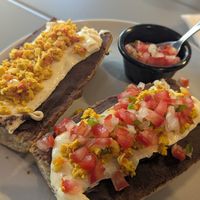 Molletes at I Quit - Café & Bakery in Mexico City