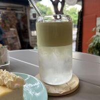 Cheesecake and match coconut 🥥 is a great combination - I love this place   at I Quit - Café & Bakery in Mexico City