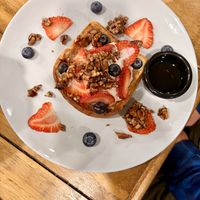 French toast  at I Quit - Café & Bakery in Mexico City