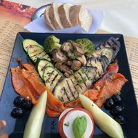 Antipasti… perfect.  Not too salty and not too oily. at Bruno's Pizza in Leopoldshafen