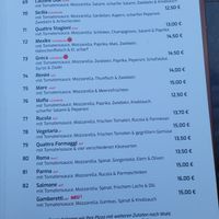 Viele Gerichte die leicht vegetarisiert werden können at Bruno's Pizza in Leopoldshafen