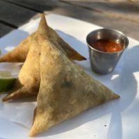 Veg Somosa   at Pallet Cafe in Nairobi