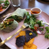 Breakfast wrap at Francesca's in Scarborough