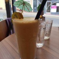 Peanut butter smoothie at Francesca's in Scarborough