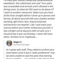 I couldn't give this place a lower score. at The Highlands Kitchen + Bar in Lake Lure