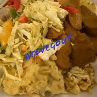 3-item plate  at Chelsea's Bakery and Vegetarian Restaurant in Decatur