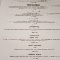 Special menu at Tahdig in Munich