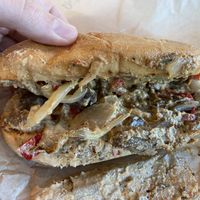 Philly Cheese Steak  at Envegan in East Point
